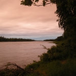 Jokimaisema on rauhoittava.